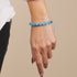 Aquamarine | Silver | Cheshire Glass Charmballa Bracelet